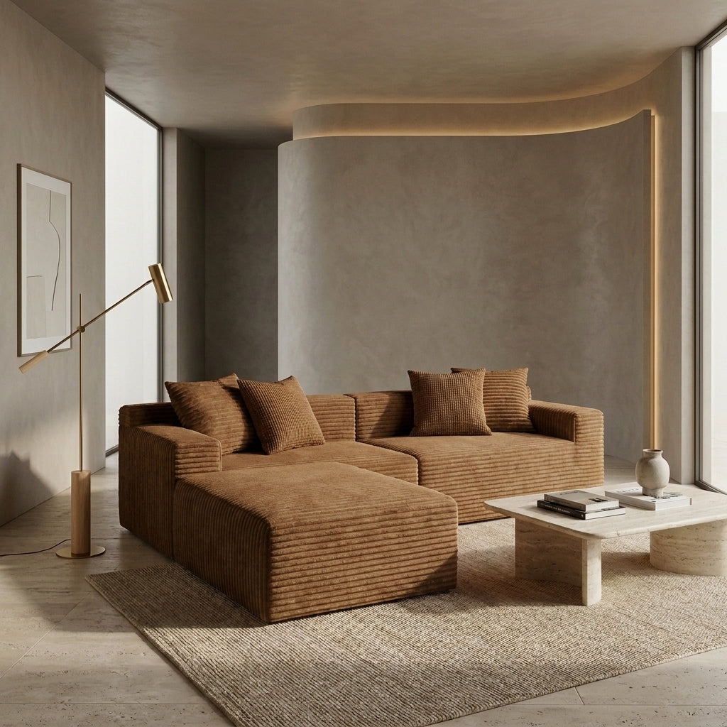 Convertible 3-piece sectional sofa