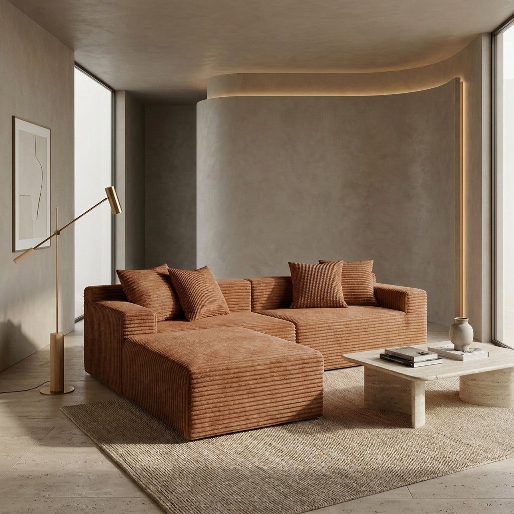 Convertible 3-piece sectional sofa