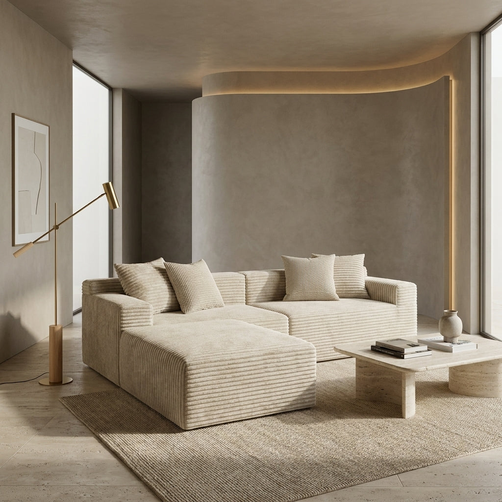 Convertible 3-piece sectional sofa