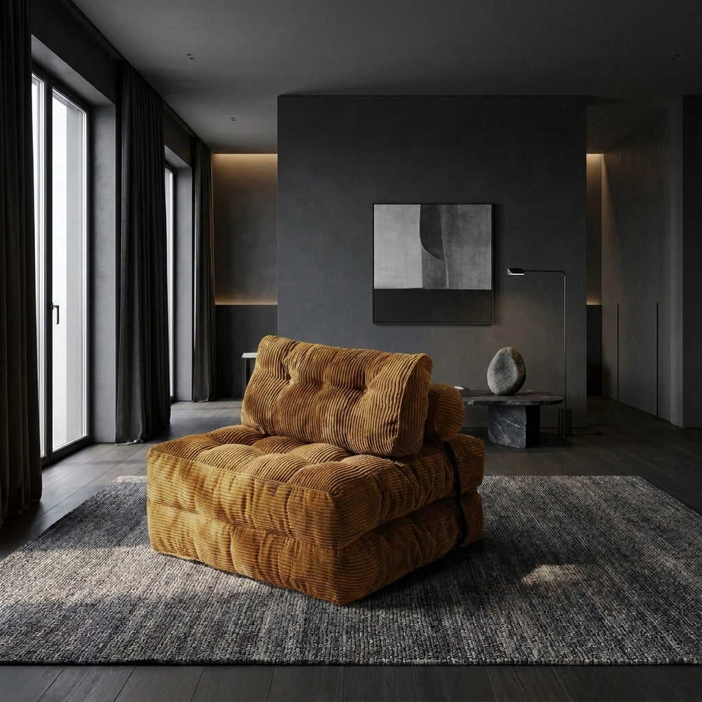 Floor chair-bed