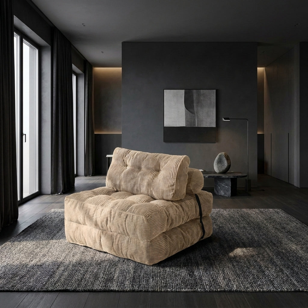 Floor chair-bed
